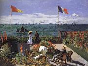 Claude Monet, Garden at Sinte-Adresse